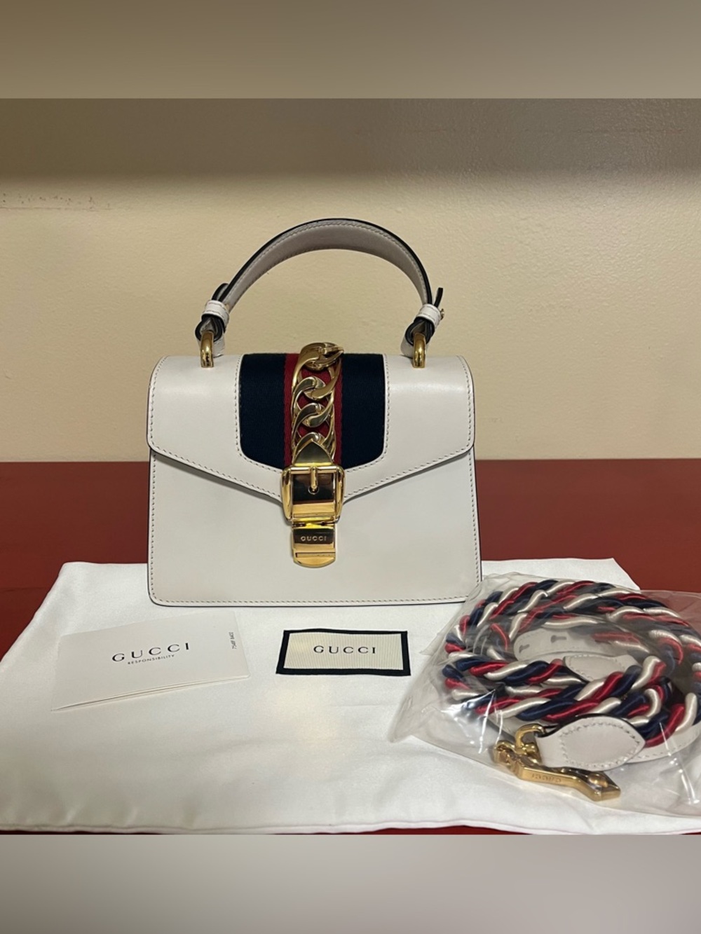 Gucci Mini Sylvie Top Handle Bag
